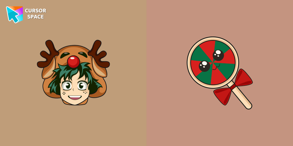 Christmas Izuku Midoriya cursor cursor pack